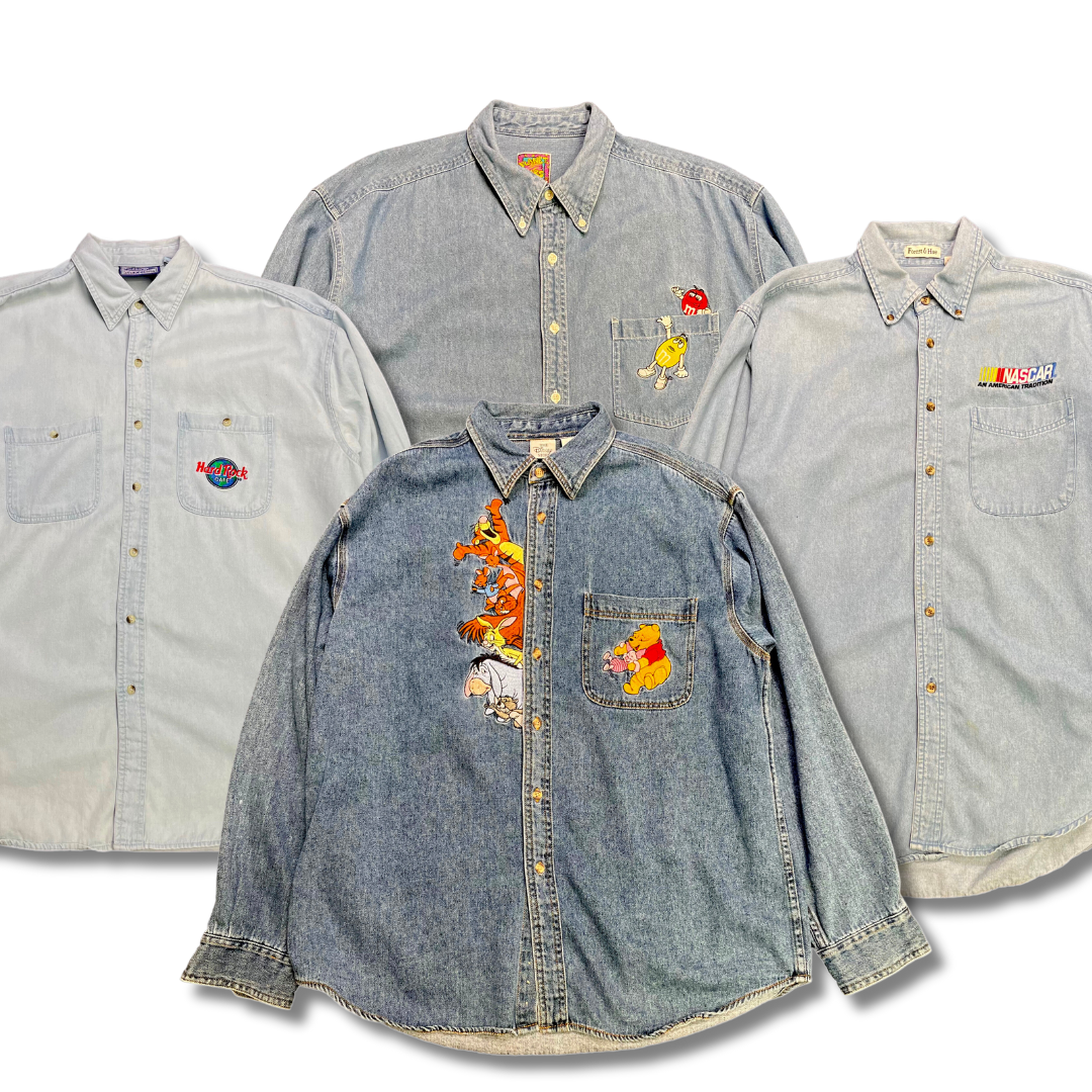 Denim shirts